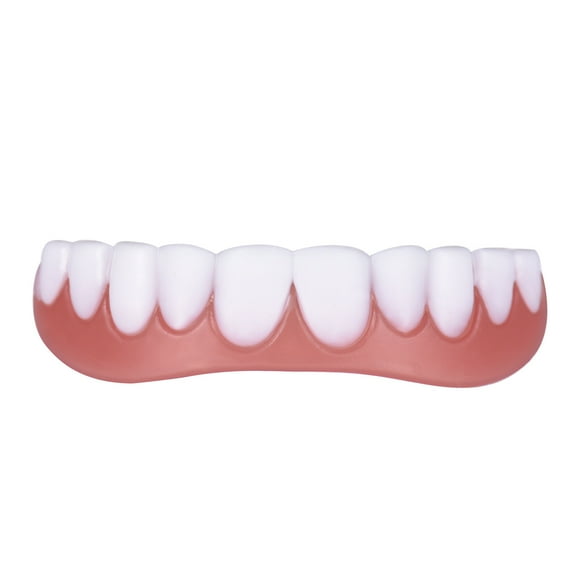 Instant Smile Natural Cosmetic Teeth Comfort Fit Upper & Lower Matching Set for Instant Makeover