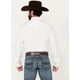 thumbnail image 4 of Camisa Wrangler retro de manga larga con dos bolsillos para hombre, color blanco, 4 of 5