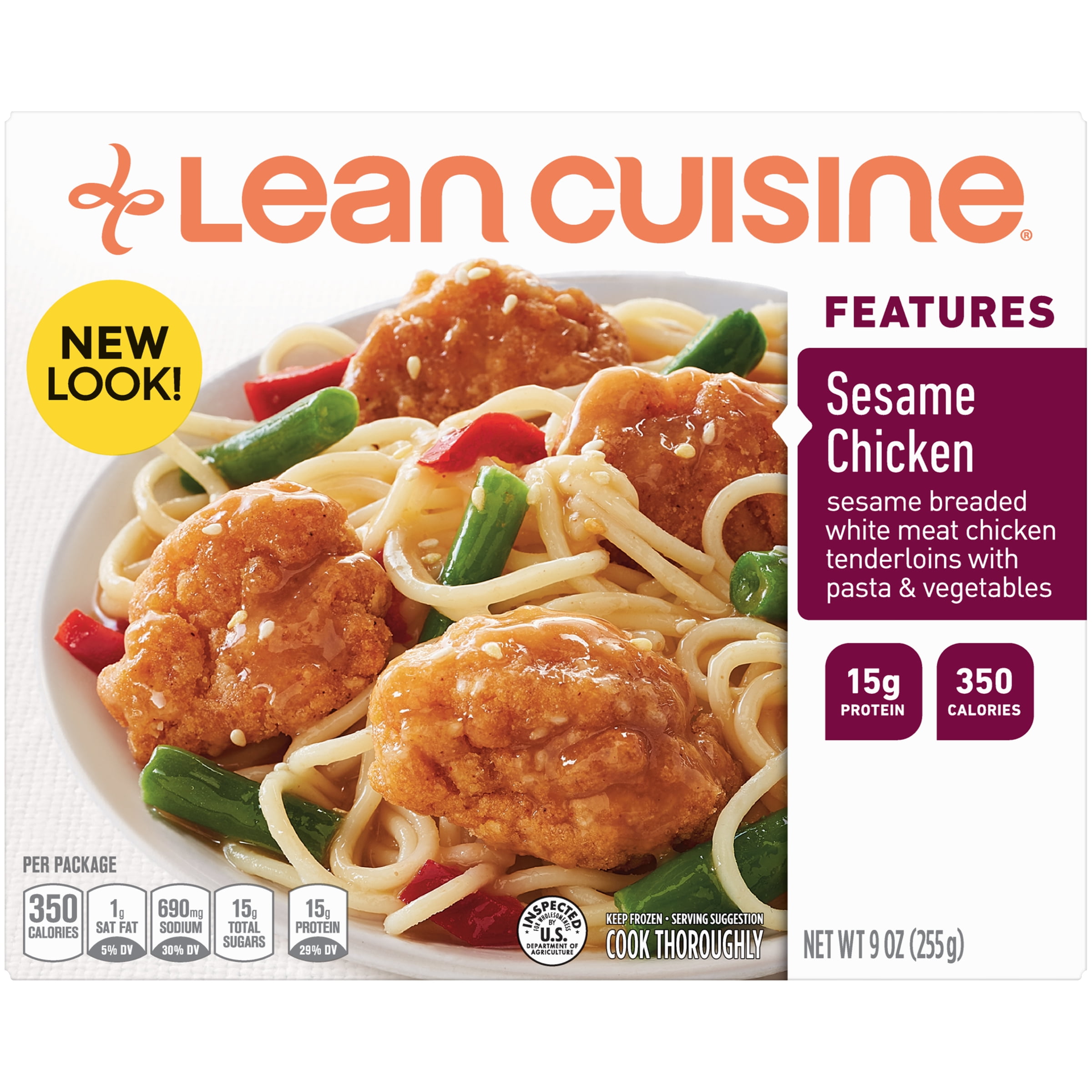 LEAN CUISINE FEATURES Sesame Chicken 9 oz. Box