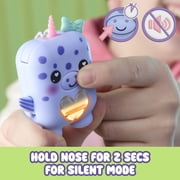 Hasbro Nano-mals Blubby the Narwhal, Electronic Pet Narwhal Toys, Fidget Toys for Girls & Boys, Ages 5 and up
