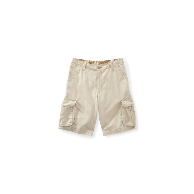 Aeropostale - Pantalones cortos de carga para hombre de longitud más larga, color beige, 34 Aeropostale Carga