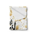 thumbnail image 2 of Grandma Soft Flannel Fleece Throw Blanket, Monochrome Words with Beige Dots and Swirls Background Cherishing Elderly, Cozy Plush for Indoor and Outdoor Use, 60" x 80", Beige Black White, by Ambesonne, 2 of 5