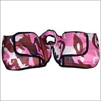 Hilason Western Tack Horse Camo Horn Bag Camouflage Pink