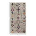 thumbnail image 3 of Soleil BR15B Native Grey Tribal Moroccan Light Gray Area Rug, 2'3"x6', 3 of 8