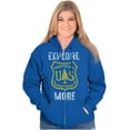 thumbnail image 3 of Explore More National Forest Service Zip Up Hoodie Men's Women's Brisco Brands M, 3 of 6