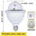 thumbnail image 4 of Disco Ball Light With Remote Control 16.4ft E26/e27 Screw Socket Bluetooth Speaker Sound Activated Rgb Disco Party Rorate Light Bulb For Party Birthda, 4 of 5