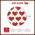 thumbnail image 2 of Haiem Love Pattern Christmas Tree Skirt Merry Christmas Party Christmas Tree Decoration,New Year Decorations-36", 2 of 6