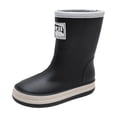 thumbnail image 2 of hengsof Toddler Rain Boots Baby Kids Easy On Rain shoes Children Waterproof Shoes for Boys Girls, 2 of 5