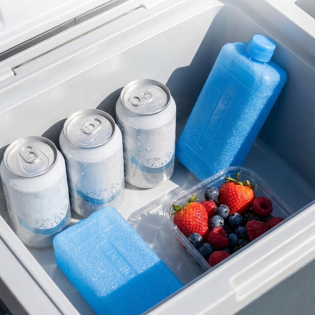 FESTFENDS 20Ud Bolsas De Hielo Reutilizables Para Conservadores Y Almuerzos Con De Enfriamiento