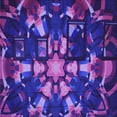thumbnail image 1 of Ahgly Tapis d'Intérieur Lavable en Machine Carré Transitionnel Violet Vif, 7 Pieds Carré, 1 of 7