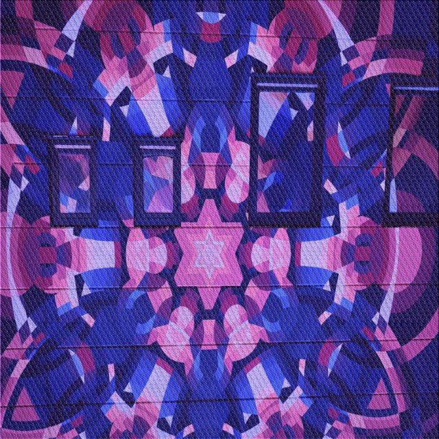 Ahgly Company Tapis d'Intérieur Lavable en Machine Carré Transitionnel Violet Vif, 8 Pieds Carré