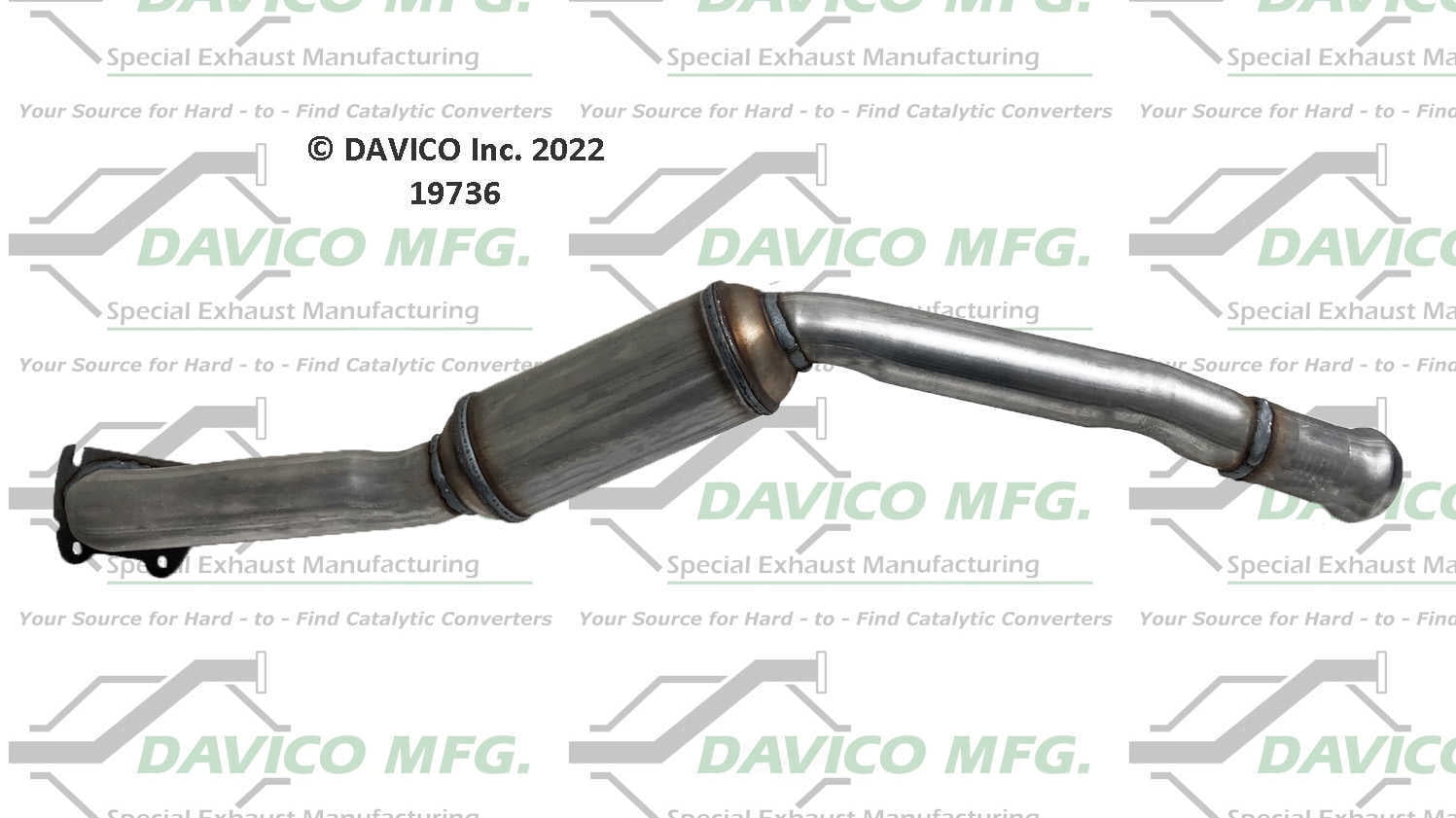Davico Mfg 19736 Direct-Fit Catalytic Converter