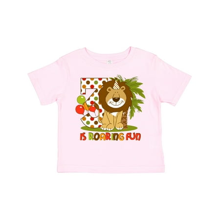 

Inktastic Cute Lion 3rd Birthday Boys Toddler T-Shirt