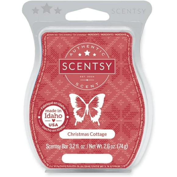 Scentsy Barre de Cire Parfum d'Ambiance à la Maison Choix Multiples de Types d'Arômes (Chalet de Noël)