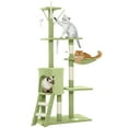 thumbnail image 1 of PawHut 53" Cat Tree Tower with Condo, Large Kitten Activity Centre, Green, 1 of 10