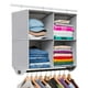 thumbnail image 1 of Organizador de armario colgante HOLDN' STORAGE, 4 estantes, bambú, 1 of 9