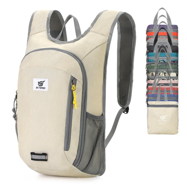 Mochila de senderismo SKYSPER pequeña, daypack 10L para mujeres y hombres