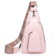 thumbnail image 2 of Bolso De Pecho Bolso de pecho para mujer, bandolera informal, correa de guitarra portátil para chicas adolescentes (rosa), 2 of 7