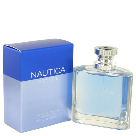 Nautica Voyage Eau de Toilette Spray for Men, 3.4 fl (Best Gourmand Fragrances For Men)