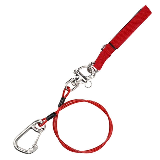 Cuerda de seguridad para apnea, cordón para apnea 316 Pro Cuerda de seguridad para buceo Cable seguro para buceo Diseño a prueba de futuro