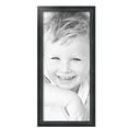 thumbnail image 2 of ArtToFrames 11" x 25" Galleria Noir Picture Frame, 11x25 inch Black MDF Poster Frame (WOM-4083),  Pack, 2 of 8