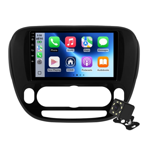 Android 14 Car radio for Kia Soul 2014-2019 Multimedia Stereo Wireless CarPlay Android Auto Autoradio Navigation GPS WIFI Mirror link Camera FM BT 2 64GB