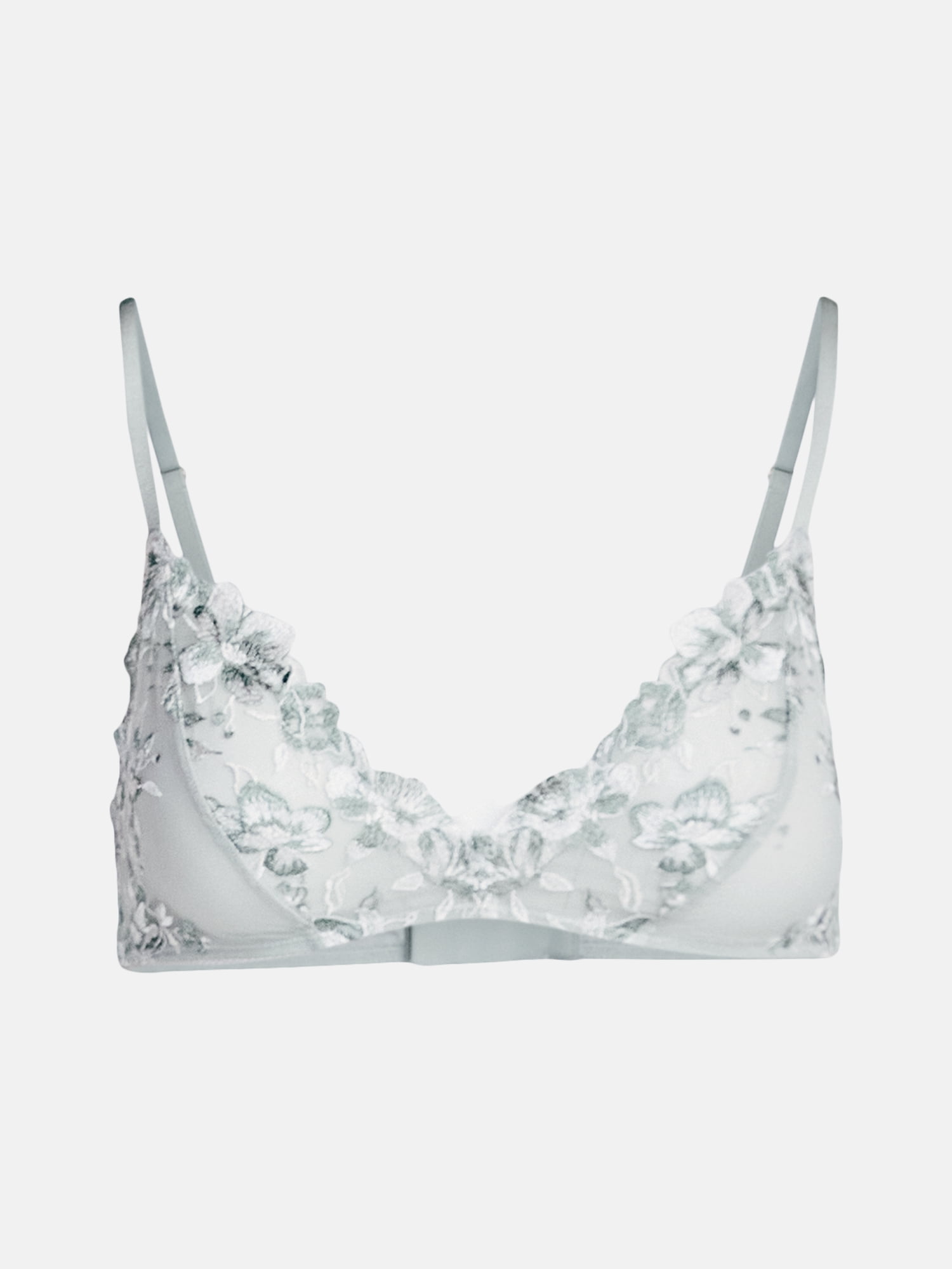 Joyspun Women's Embroidery Bralette, Sizes XS-XXXL
