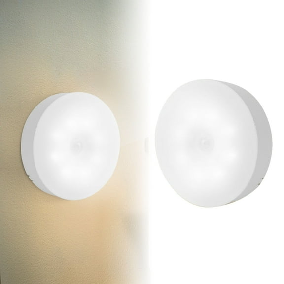 Smart Home Motion Sensor Light, Rechargeable Battery Operated LED Night Lights with Adjustable Brightness for Closet, Cabinet, Laundry, Garage, Porch, Corridor Indoor Outdoor Automation Lighting