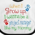 thumbnail image 4 of Inktastic Project Manager Like Mommy Boys or Girls Baby Bib, 4 of 4
