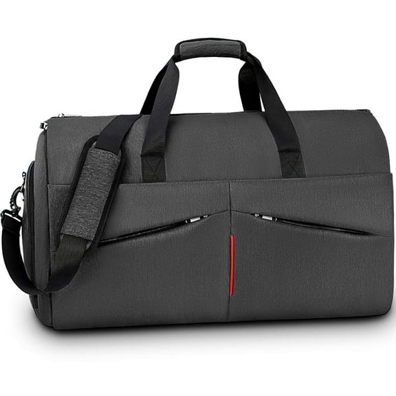 Carry on Garment Bag Convertible Suit Travel Bag with Shoes Compartment Waterproof Large Hanging Garment Duffel Bag Weekender Duffle Bag for Men Women
