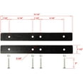 thumbnail image 4 of ALEKO Set of 2 Metal Universal Gate Attach Brackets, 4 of 5