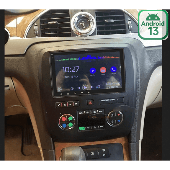 8" Android Car Stereo For Buick Enclave 2008-2012, Wireless CarPlay Android Auto, 2 32GB, with GPS WiFi Bluetooth SWC Mirror Link Split Screen