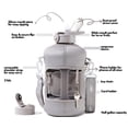 thumbnail image 4 of H2O Capsule Bouteille d'Eau 2.2L Demi-Gallon avec Manchon de Rangement et Couvercle à Paille – Grand Contenant Réutilisable Sans BPA avec Poignée - Grande Gourde de Sport, 2.2 Litres (74 Onces) Ashville, 4 of 4