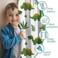 thumbnail image 3 of Blackout Kids Curtains,Green Dinosaurs Classic Ferns Childrens Insulated Curtains Set Of 2,Bedroom Essentials,Toddler Room Decor 42"x84", 3 of 5