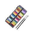 thumbnail image 2 of pitrice Face Paint Kit 12 Colors Washable Halloween Parties And Creative Face Painting Fun Body Paint . Soapy Water Smooth, 2 of 6