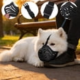 thumbnail image 4 of Dog Muzzle, Soft Breathable Dog Muzzles Suitable Dogs, Adjustable Basket Muzzle Prevents Chewing and Biting Pet Mouth Guard Must Have for Grooming Trimming Training Black XXL, 4 of 6