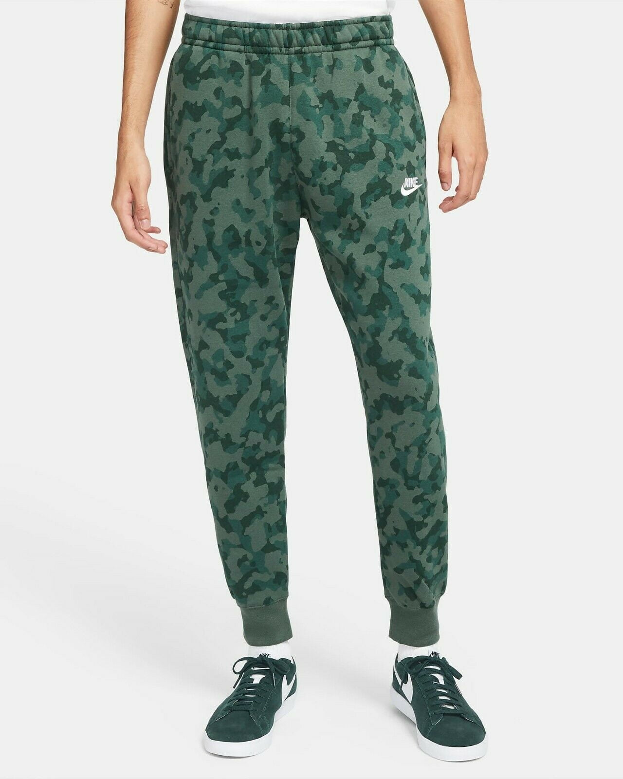 Mark Harde wind werkzaamheid Nike Men's Camo Fleece Galactic Jade Jogger Pants Size 2XL - Walmart.com