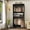 Black, variant on Homieasy 36'' Walk-in Closet Organizer System with 2 Hanging Rods and Adjustable Shelves, White