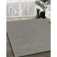 thumbnail image 3 of Ahgly Company Machine Washable Indoor Rectangle Industrial Modern Gunmetal Gray Area Rugs, 7' x 9', 3 of 7