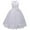 White, variant on Odeerbi 2025 Toddler Girls Solid Color Flowers Net Yarn Bowknot Birthday Party Flowers Gown Kids Dresses