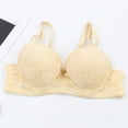 thumbnail image 2 of HVOBTTY Women's Bra Solid Color Lightweight Style Underwire Support Gathered Daily Wear, L, 2 of 5