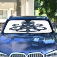 thumbnail image 4 of ALAZA Octopus Windshield Sun Shade Car Foldable Sun Visor Block UV Rays Protector 57"x31.5", 4 of 8