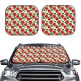 thumbnail image 2 of Balery 2 Piece Rose Flowers Car Windshield Sun Shade|Foldable Front Windshield Shade for Car Front Window for Most Sedans SUV Truck-Small, 2 of 7