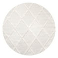 thumbnail image 3 of JONATHAN Y IBIZA 5' Round Area Rug, Salines Diamond Trellis - Ivory, IBZ101D-5R, 3 of 9