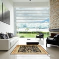 thumbnail image 7 of Ahgly Company Machine Washable Indoor Square Industrial Modern Bakers Brown Area Rugs, 8' Square, 7 of 7