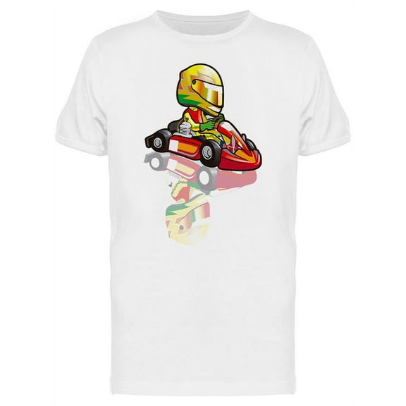 Go Kart Karting Race Desgin T-Shirt Men -Image by Shutterstock, Male XX-Large