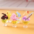 thumbnail image 2 of Mini Ice Cream Toy Dollhouse Ice Cream Realistic Convenient to Store heqiyong toy, 2 of 2