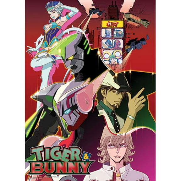 Great Eastern Entertainment Tiger and Bunny Wall Scroll, 33 by 44-Inch