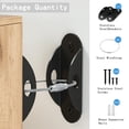thumbnail image 2 of Furniture Anchors (5 Pack) Anti Tip Furniture Anchors for Baby Proofing Furniture Anchors Upgraded Furniture Straps Secure 400 lb Furniture Anti-tilt wall Anchors,Furniture Dresser, 2 of 7