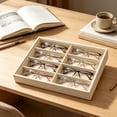 thumbnail image 5 of 8-Slot Velvet Eyeglass Storage Tray - Sunglass Display Organizer for Drawer, Counter, Cabinet, 5 of 6